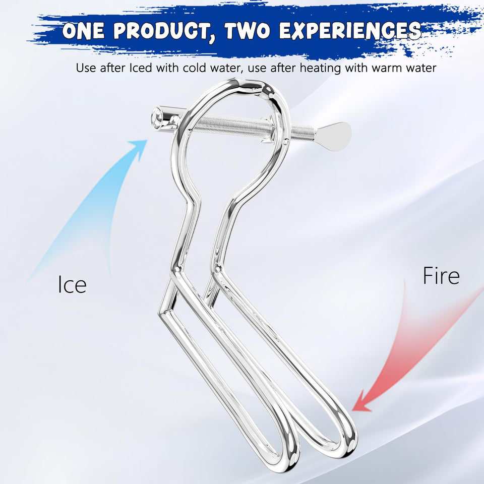 Adjustable Butt Plug - Analexpander Anal Expander - Personal Wand Massager - Stainless Steel Material Plugs - BDSM SM Adult Sex