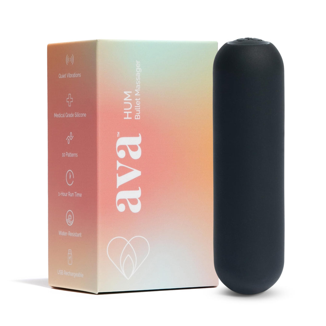 Ava Bullet HUM Vibrators for Women | Mini Vibrator Sex Toys | Clitoris Vibrator | Personal Massager | Waterproof Vibrators | Adu