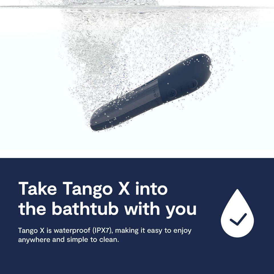 We-Vibe Tango X Bullet Vibrator Sex Toy | Adult Toys for Women & Couples | Vibrating Device for Her | Mini Clitoris Stimulator |