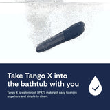 We-Vibe Tango X Bullet Vibrator Sex Toy | Adult Toys for Women & Couples | Vibrating Device for Her | Mini Clitoris Stimulator |