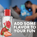 Astroglide Strawberry Flavored Water Based Lube 25Oz Dr Recommended Brand  Tasty Personal Lubricant For Couples  Women  And