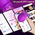 Gasevimo Rose Sex Toy Adult Toys - Sucking Vibrator Adult Sex Toy with 5 Sucking & Vibrating Rose Sucker G Spot Vibrators, Women