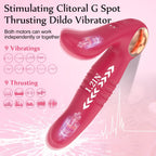 Rabbit Vibrator G Spot Vibrators, Sex Toy for Clitoral Nipple Anal - 2 in 1 Soft Clitoral Vibrator with 10 Vibrating Modes Water
