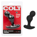 CalExotics COLT Dual Power Probe Anal Butt Plug Vibrator - SE-6850-35-2 Black