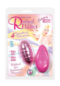 Nasstoys Vibrating Riged Bullet 4 Speed Waterproof, Pink, 3 Inch