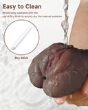 3 in 1 Pocket Pussy Male Masturbator, Adult Sex Toys with Real Mouth Tongue and Deep Throat, Sex Doll Male Blowjob Stroker with