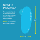 Hello Cake Little Sucker - Clitoral Stimulation with 10 Suction Modes - Can Last Up to 70 Minutes - Rechargeable & Shower Ready