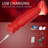 Bullet Vibrator Sex Toys All Silicone Rechargeable Vibrator with 10 Powerful Vibration & Quiet Modes,Fully Waterproof, USB Recha