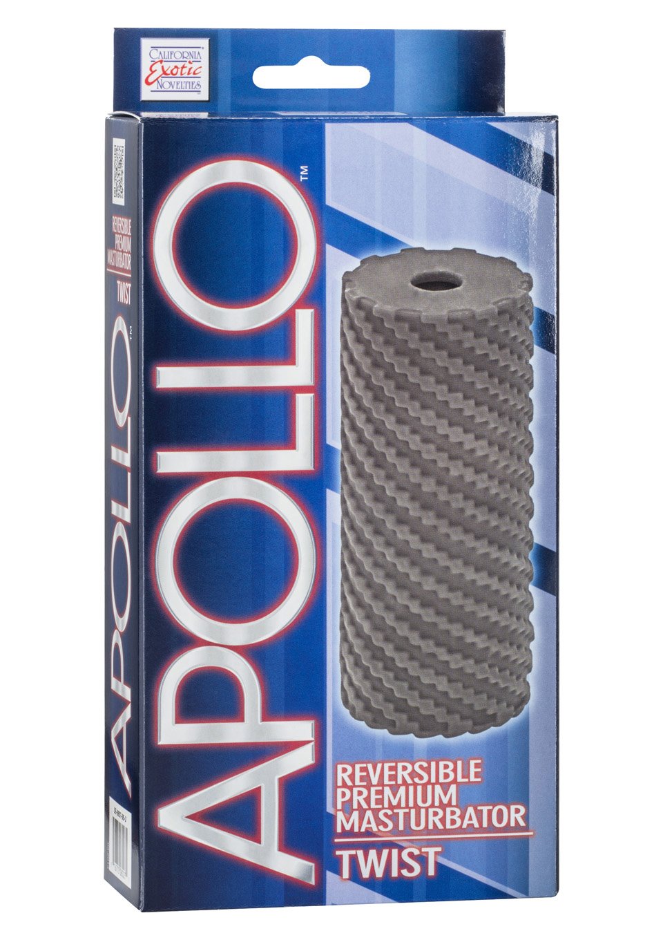 California Exotics Apollo Reversible Masturbator Twist, Grey