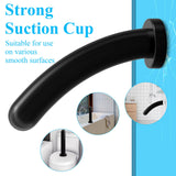 Butt Plug for Prostate Stimulation,Soft Anal Dildo G-spot Adults Sex Toy for Women Men Advanced Player,Black