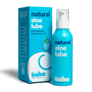 Hello Cake Natural Lube - Aloe-Based Organic Personal Lubricant - Hydrating, Hypoallergenic, pH-Balanced, Non-Sticky, Condom Com