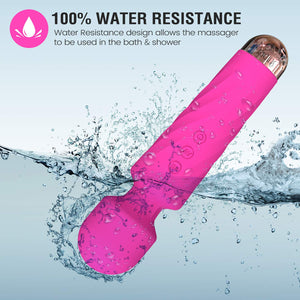 Wand Vibrator for Women, Female Sex Toys, Wand Massager, Adult Toys, Rechargeable Personal Massager, Dildo, 160 Vibration Modes