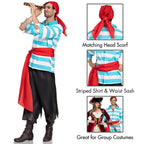 4Pc.Pillaging Pirate,Striped S