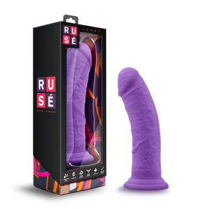 Ruse Jammy delivers two solid inches of girthy pleasure! The hyper-realistic, curved shaft, and pronounced corona will reach for your G spot or  prostate. The deep suction cup base on this dildo will adhere to your shower, your headboard, or strap it into
