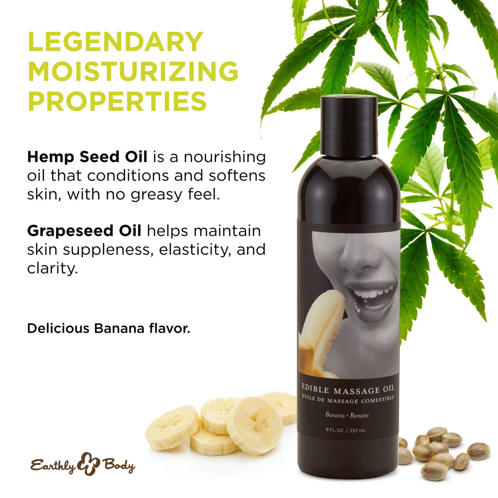 Massage Oil Edible Pineapple 8 Oz
