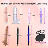 Sex Machine Dildo Machine for Women,Fuck Machine with Powerful Suction Cups,Thrusting Machine with 3Xlr Connector,Thrusting Mach