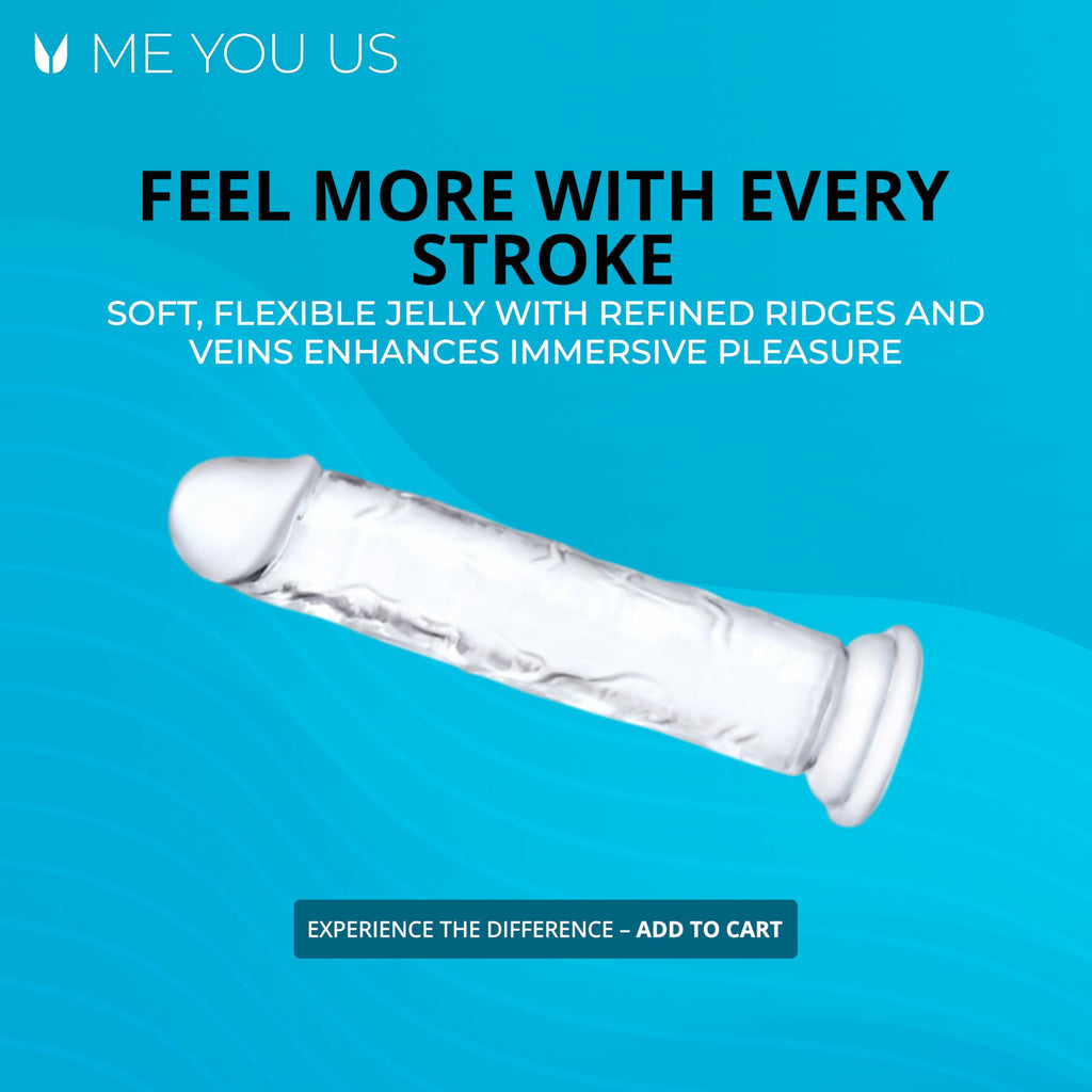 Me You Us Ultracock Clear Jelly 8.5In