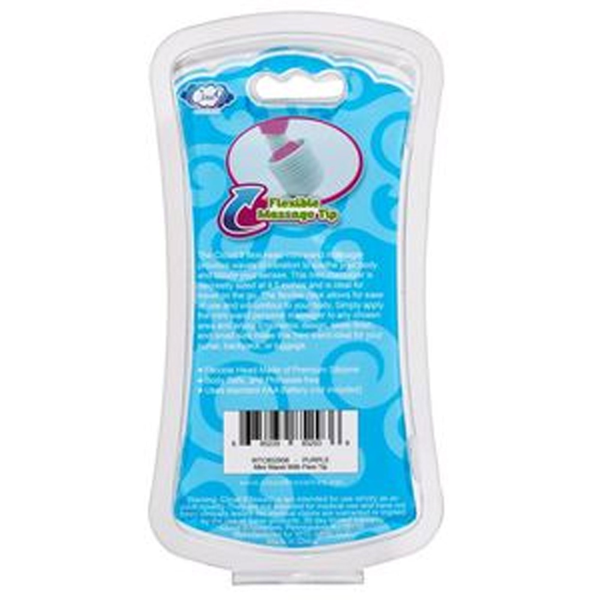 Cloud 9 Novelties Mini Wand With Silicone Flexible Head And Jewels Purple