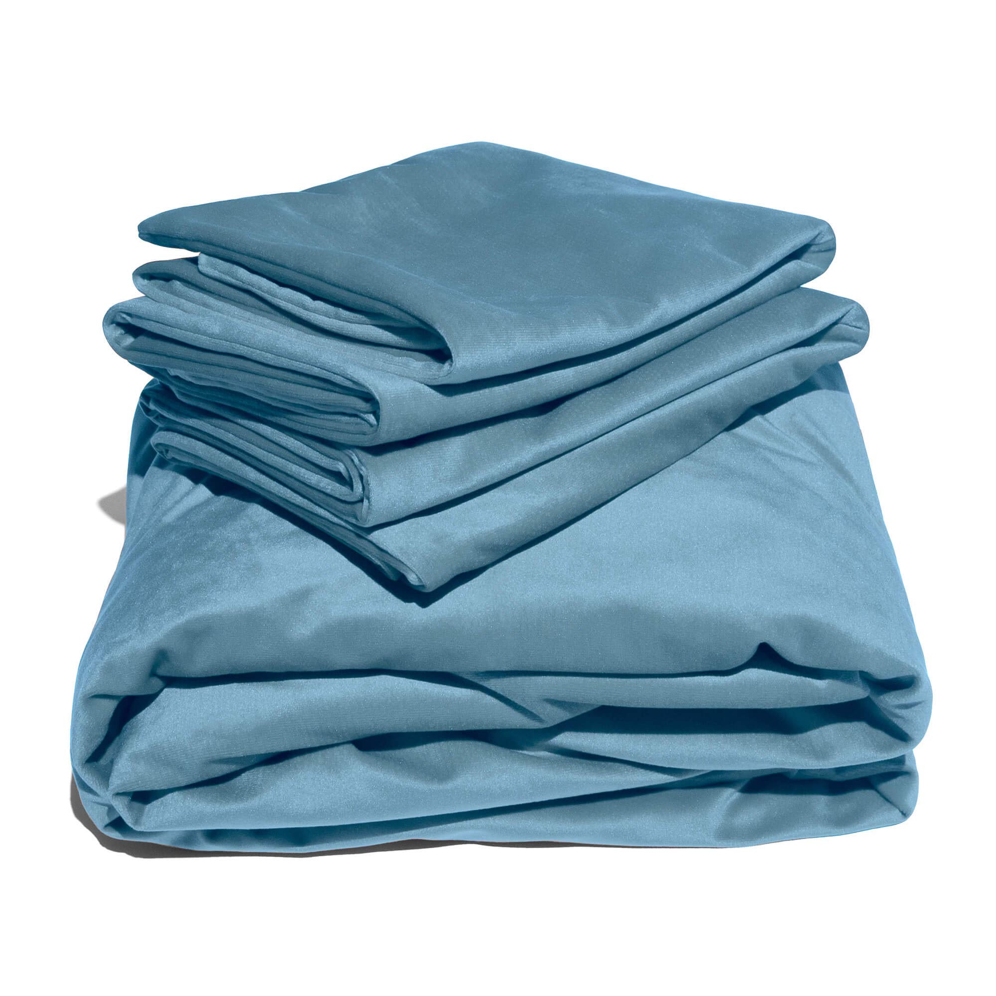 Liberator Fascinator Liquid Velvet Sheets-K Teal