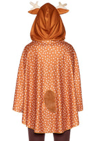 Fawn Poncho, Features Speckled - O/S / Brown
