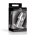 Master Series Dicked Clear Hollow Plug S
