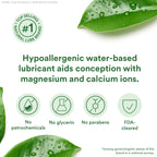 Good Clean Love Biogenesis Fertility-Friendly Lubricant, Water-Based Lube for Women & Couples Trying to Conceive, With Magnesium