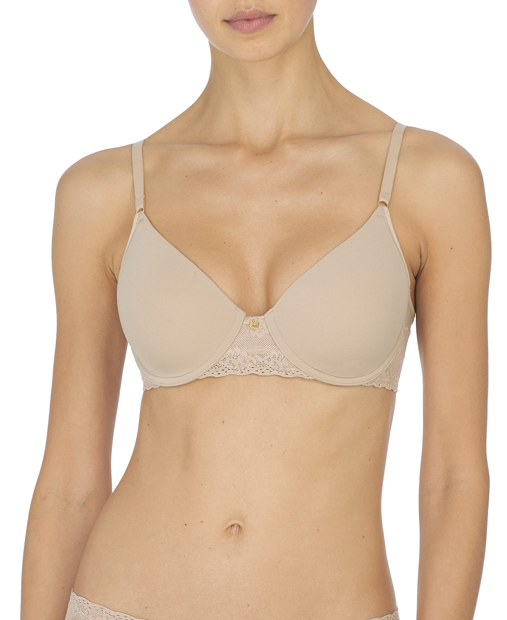 Natori Womens Bliss Perfection Contour Underwire Bra, Caf  , 34C