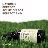 Earthly Body Miracle Oil, 1 fl. oz. - 2 Pack - 100% Natural Tea Tree Oil, Hemp Seed Oil & Vitamin E - Moisturizer, Calms Skin Ir