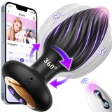 360 Rotation Adult Sex Toys for Men Prostate Massager - Swirl Surround Stimulate Prostate Point APP Remote Control, Adult Toys A