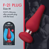 Forto F-21 Silicone Anal Plugs Training Set Anus Dilator Anal Ball Men Women/Butt Plug Trainer Kit for More Comfortable Intercou