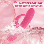 Rabbit Vibrator Dildo Dual Motors 10 Vibration Modes G Spot Clitoral Stimulator Rechargeable Silicone Waterproof Dildos Sex Adul