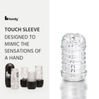 The HANDY Masturbator Sleeve - Dream Collection Touch Penis Sleeve - Realistic Masturbation Sleeve for Adult Sex Toys for Men