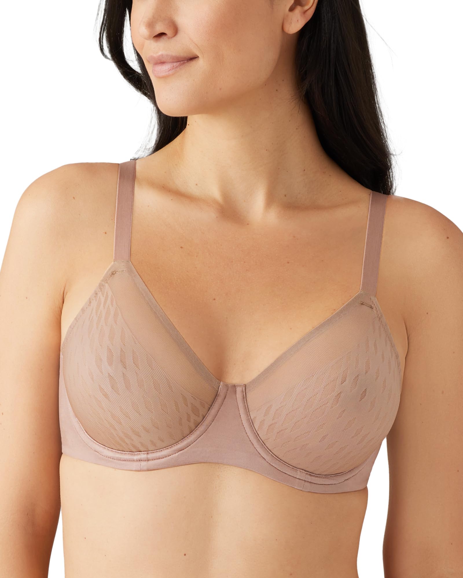 Wacoal Womens Elevated Allure Unlined Full Coverage Underwire Lifting Bra, 855336, Roebuck, 36DD