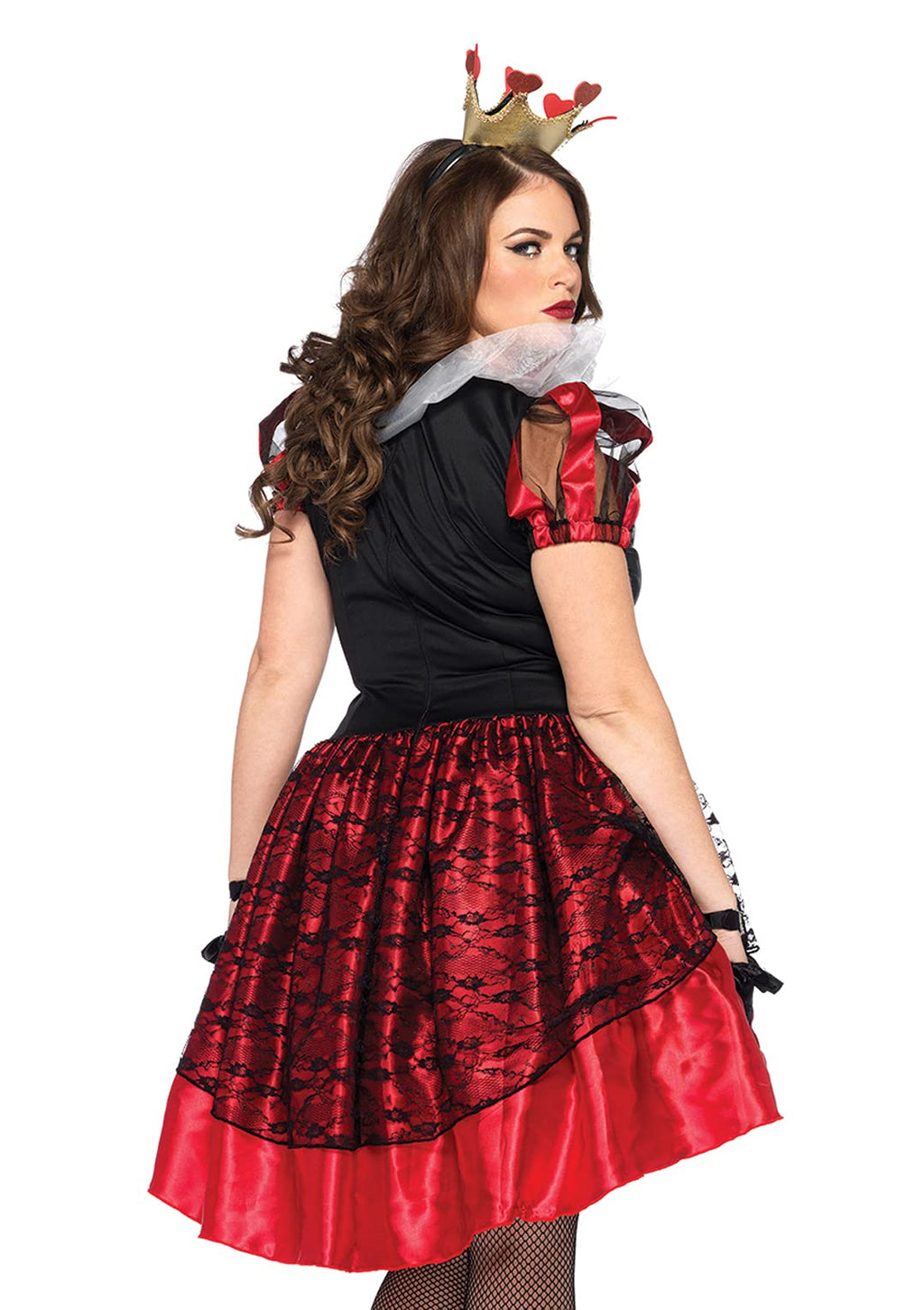 2Pc.Plus Size Royal Red Queen,
