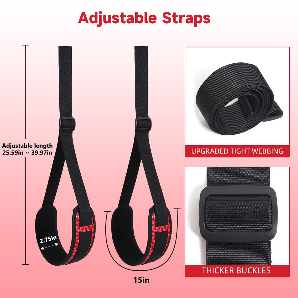 Sex Toys Bondage BDSM Kit, Thigh Sling Adjustable Sex Straps, Sex Bondage Legs Restraints, Bed Restraints Set with Thigh Restrai