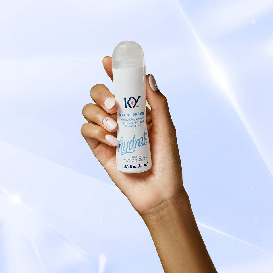 Ky Natural Feeling Lubricant W/ Hyaluronic Acid 1.69Oz