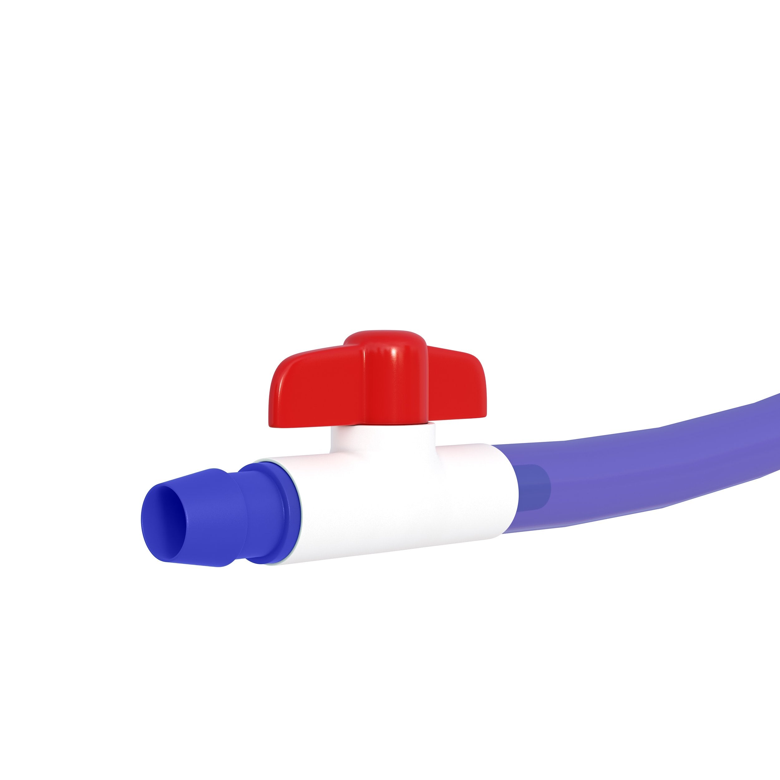 Beer Bong Double Header - Best Double Beer Funnel with Valves for College Parties - 2 Foot Blue Beer Bong - by Univercity