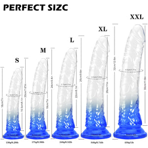 12.6 ' ' Huge Monster Dildo Soft Realistic Dildos Sex Toy with Suction Cup for Hands-Free Play,Thick Dildos Suitable for Women/M