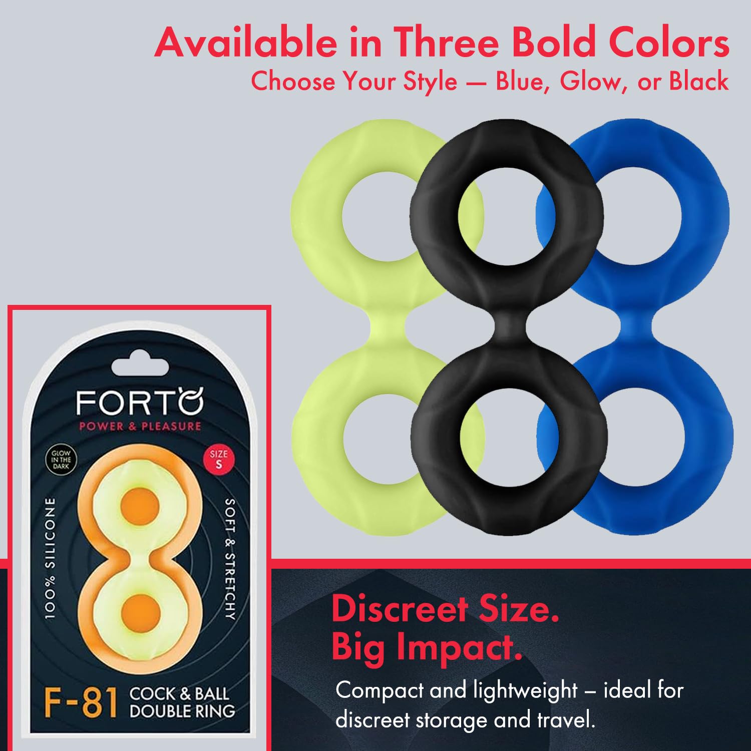 Forto F-81: Double Ring Liquid Si 44mm G