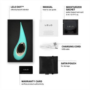 Lelo Dot Clitoral Vibrator Aqua