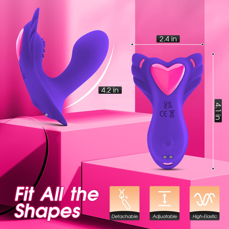 Panty Wearable Vibrator Insert Dildo Womens Sex Toys with 9 Vibrations, APP Control Adult Sex Toys for Couples Vibrater, G Spot