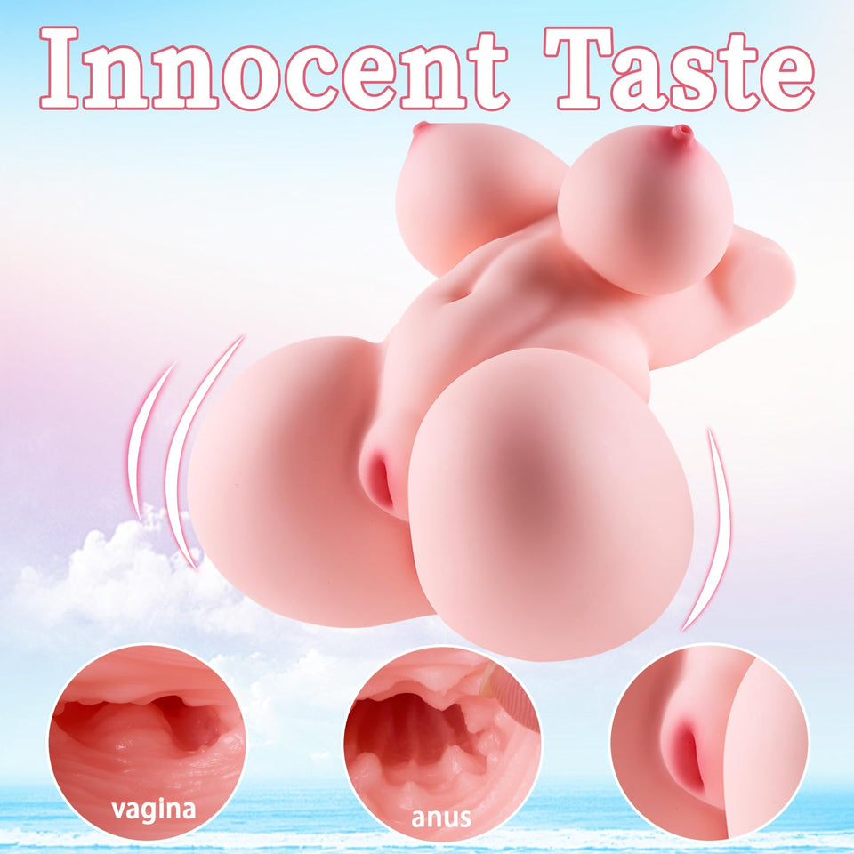Hsouela 1.65lb Mini Sex Dolls Small Male Masturbator Male Stroker, Sex Toys for MenAss Toy Mini Pocket Pussy Small Sex Doll Real
