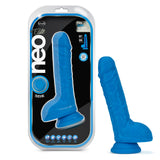 Blush Neo Elite 9 Silicone Realistic Dildo, 1.75 Wide, Sensa Feel Ultra Real Penis, Suction Cup, Harness Compatible, Vaginal & P