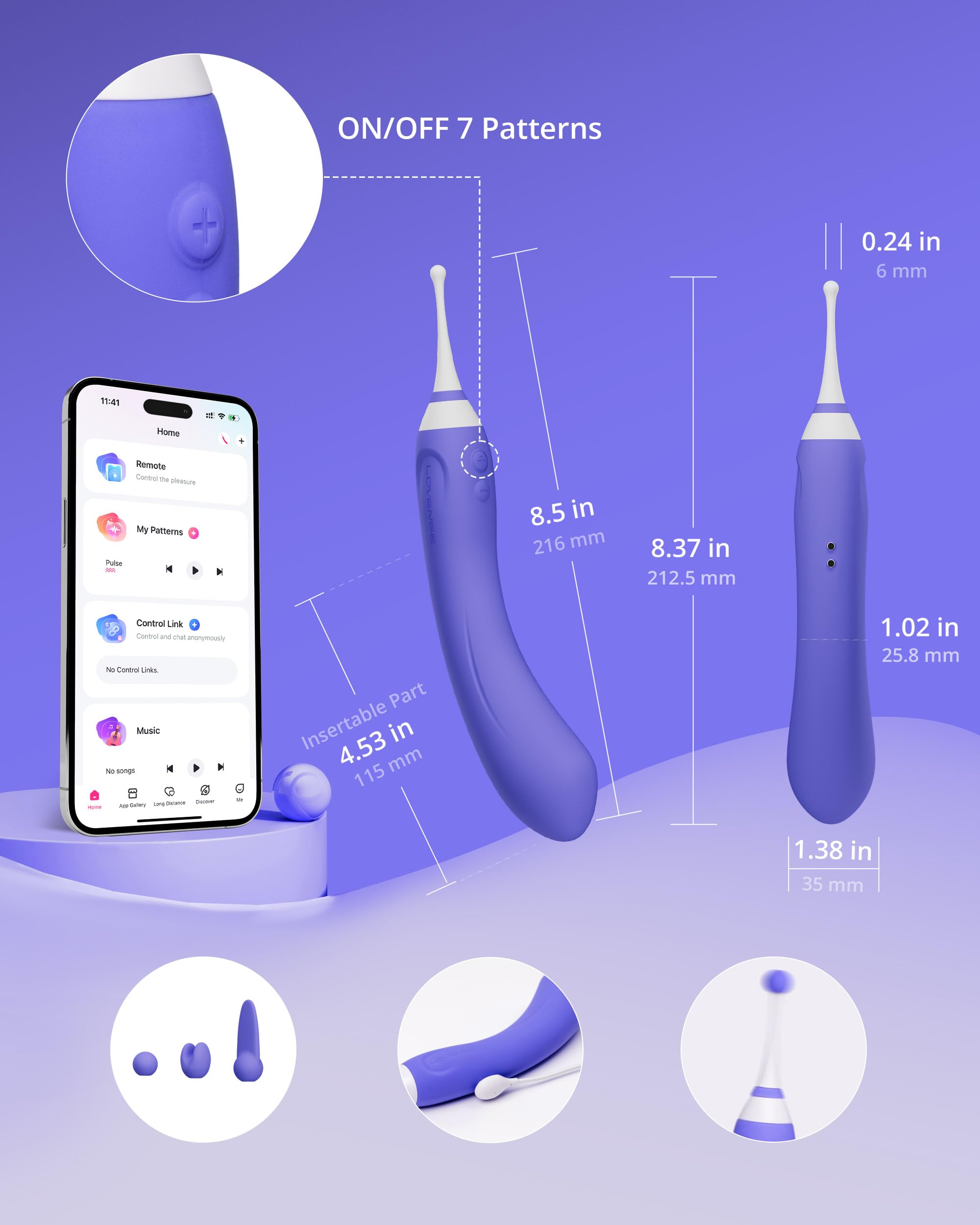 Lovense Hyphy Dual-End Vibrator