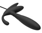 Master Series Cobra Vibrating Silicone P-Spot Massager, 1 Count