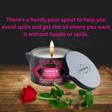 Ignite Strawberry Dreams Massage Candle - 6 Oz.