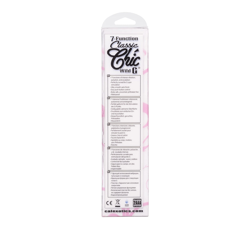 California Exotic Novelties 7-Function Classic Chic Wild G Vibes, Pink