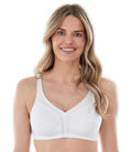 Bestform Womens 5006825 Comfortable Wireless Cotton Bra with Unlined Seamed Cups