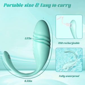 Sex Toys Remote Control Vibrator, 3 in 1 Thrusting Egg Vibrators for Women Couple, Long Distance Vibrator with 9 Thrusting & Vib