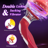 Clitoral Sucking Vibrator Nipple Sex Toy for Women Nipples Clit Massager Clitoral Licking Stimulator Nipple Toys 10 Tongue Licki